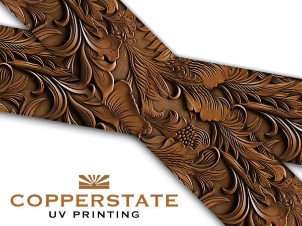 Carved Leather Fleur #30
