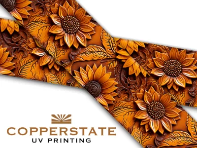 Carved Leather - Sunflowers #29