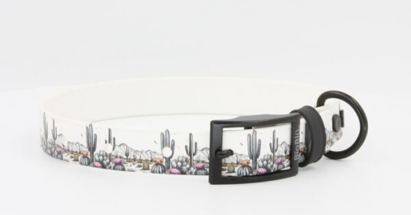 Lone-Blü: UV Printed 3/4" Adjustable BioThane® Dog Collar - Image 2