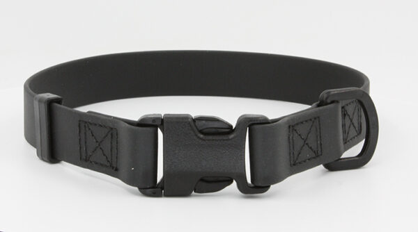 Lone-Blü: Solid Color 1" Standard BioThane® Dog Collar